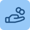 hand coin icon